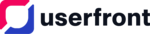 Userfront logo two tone black text